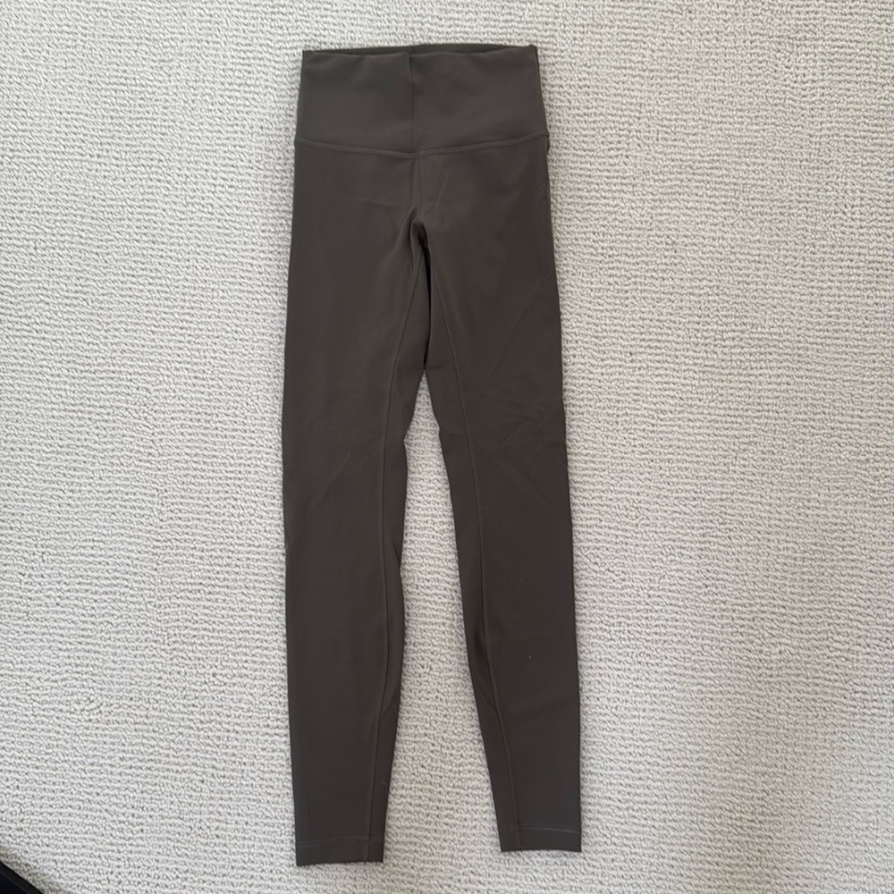Lululemon Align Olive Green Leggings Size 4, barely worn
